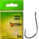 Крючок FISH SEASON Kairyo han-sure-ring №10 BN 10шт 11027-10F