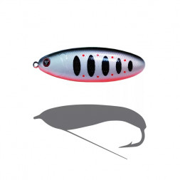 Блесна - незацепляйка SPRUT Bloody Woody Weedless Spoon 70S 15г/WBKTR